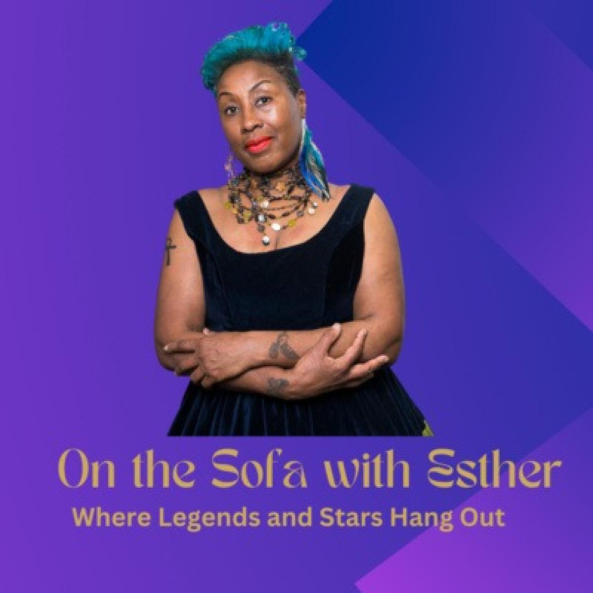 Wilroy on the sofa With Esther