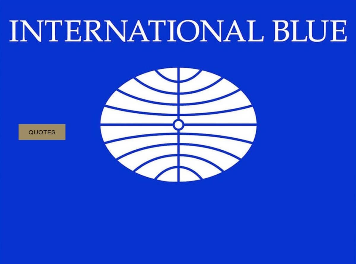 International Blue Quotes